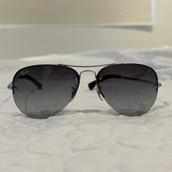 RAYBAN UNISEX RB3449 003/8G STYLE AVIATOR SUNGLASSES LIKE NEW